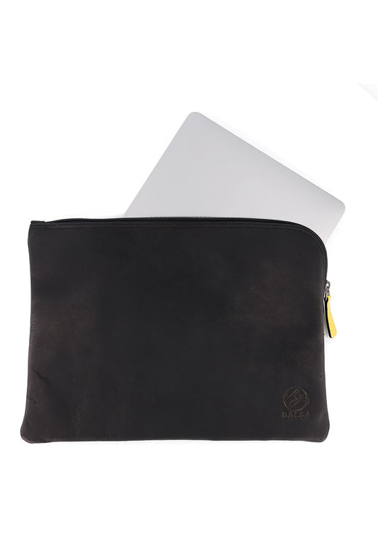 Housse ordinateur 13 pouces en cuir