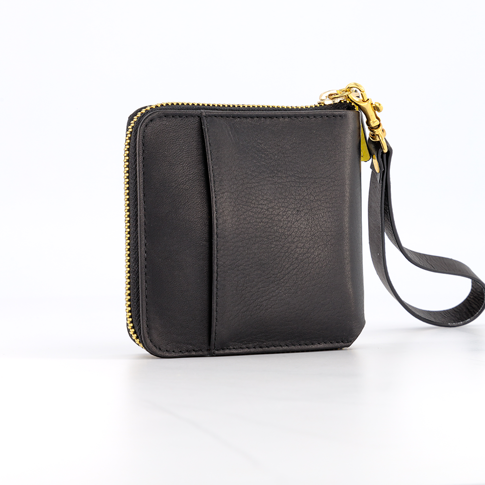 Portefeuille en cuir femme Noir BALSA Neidy
