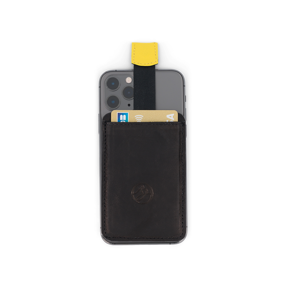 porte-cartes telephone en cuir