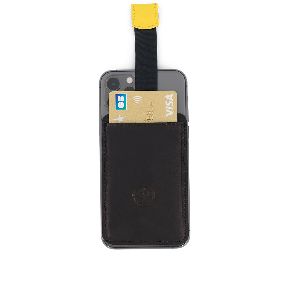 porte-cartes telephone en cuir