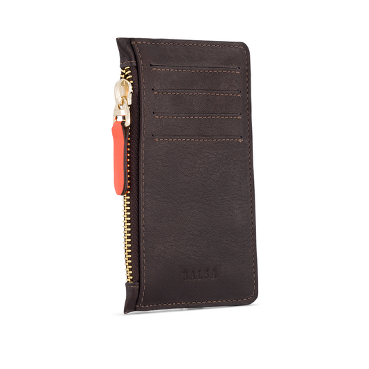 Card Holder / Purse Rosita - Brown Orange
