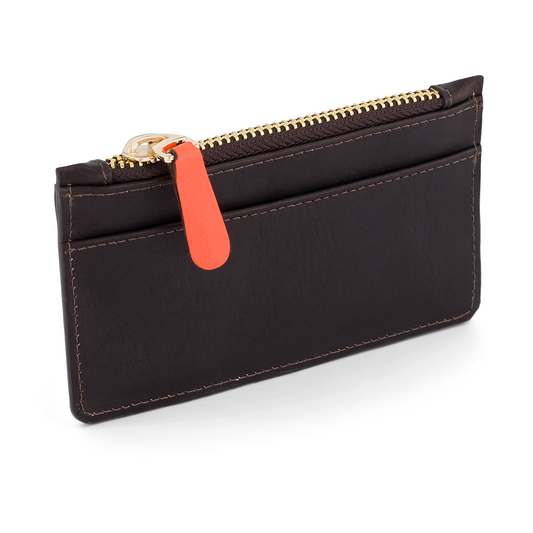 Card Holder / Purse Rosita - Brown Orange