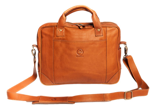 porte-documents jusqu'à 15 pouces cognac